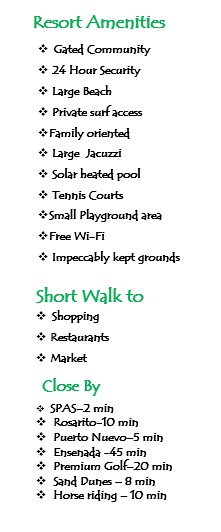 Las Gaviotas Amenities